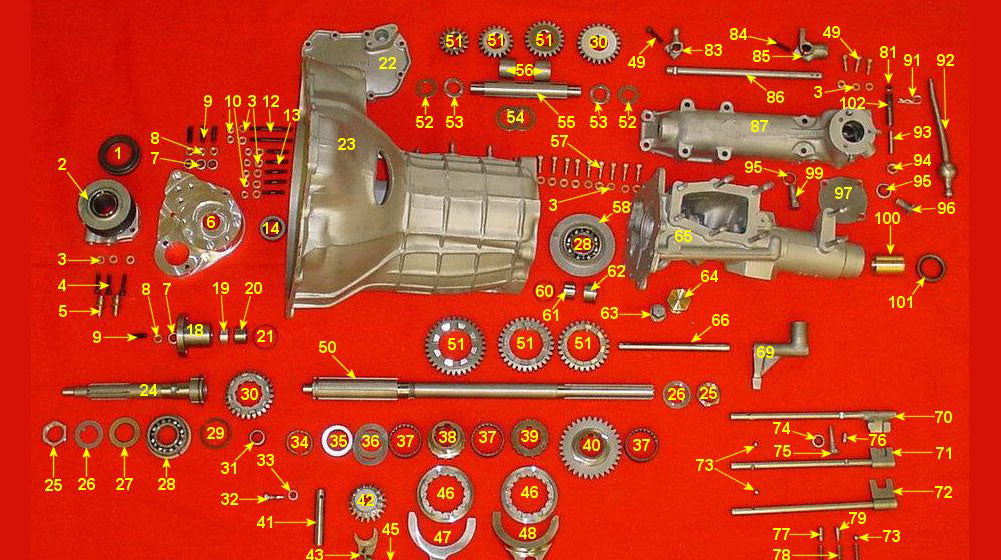 Sprite Transmission Parts – Taylor Race Engineering