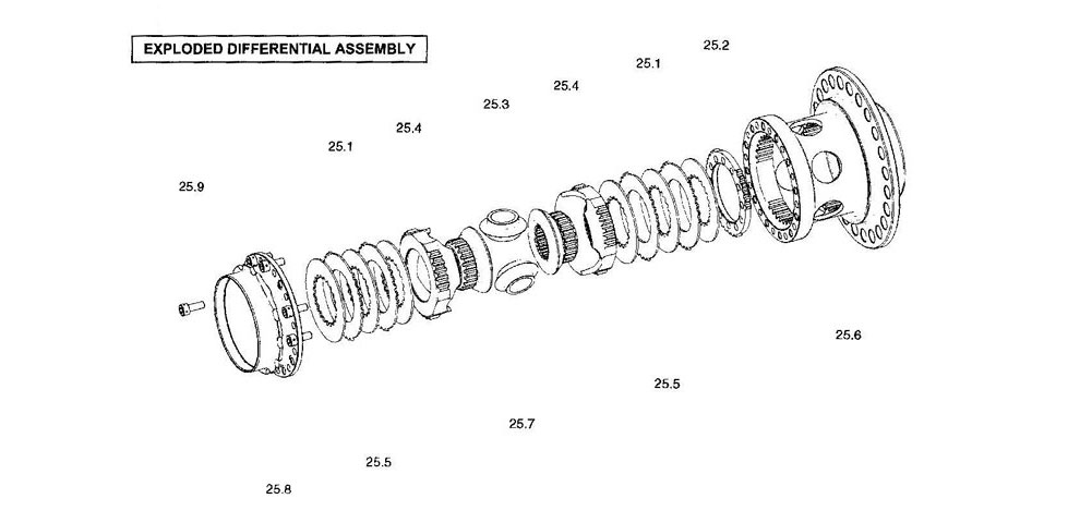 FTR Exploded Differential Assembly
